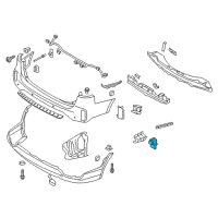 OEM 2014 Kia Sorento Ultrasonic Sensor As Diagram - 957202P550SWP