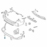 OEM 2008 Hyundai Tiburon Bolt(Windshield Washer) Diagram - 11253-06206-B