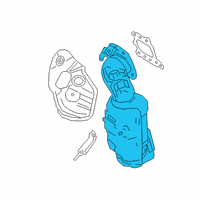 OEM 2019 Toyota Camry Exhaust Manifold Diagram - 17140-0P340