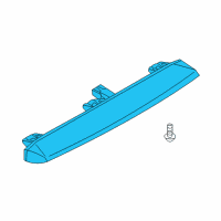 OEM Infiniti Lamp Assembly-Stop, High Mounting Diagram - 26590-AL520