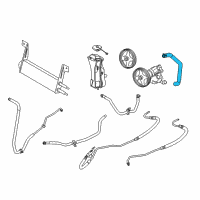 OEM 2009 Ford F-250 Super Duty Reservoir Hose Diagram - 7C3Z-3691-E