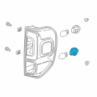 OEM Acura TLX Socket (T20 S) Diagram - 33303-TP6-A01