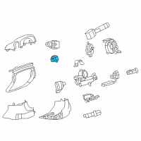 OEM 2019 Chevrolet Corvette Tilt Switch Diagram - 84625099