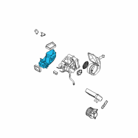 OEM 2007 Infiniti QX56 Case-Cooling Unit Diagram - 27415-ZC30A