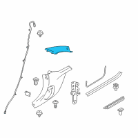 OEM BMW 440i xDrive Cover, Column A Right Diagram - 51-43-7-328-740