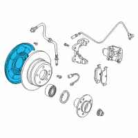 OEM 2001 BMW 325Ci Protection Plate Right Diagram - 34-21-1-158-992