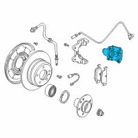 OEM 2005 BMW Z4 Brake Caliper Left Diagram - 34-21-6-758-127