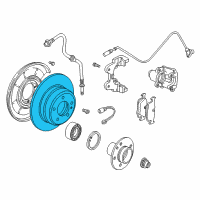 OEM 2001 BMW M3 Brake Disc, Ventilated, Left Diagram - 34-21-2-282-303