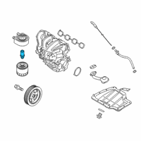 OEM Hyundai Elantra GT Fix Bolt-Oil Cooler Diagram - 26420-2B720
