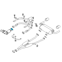 OEM Nissan 370Z Gasket-Exhaust Diagram - 20692-JK00B