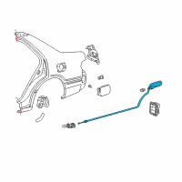 OEM 2004 Toyota Camry Release Cable Diagram - 77035-AA030