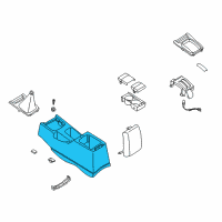 OEM 1999 Nissan Altima Body-Console Diagram - 96911-9E000