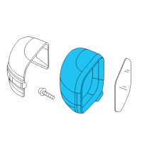 OEM 2022 Jeep Renegade Mirror Outside Rear View Diagram - 5VZ89LXHAA