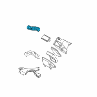 OEM 2009 Nissan Versa Hose-Air Duct Diagram - 16576-1UL0A