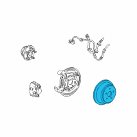 OEM Mercury Monterey Rotor Diagram - 5U2Z-2V026-DB