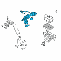 OEM 2021 Hyundai Kona Hose Assembly-Air Intake Diagram - 28140-J9300