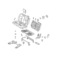 OEM 2006 Mercury Mountaineer Strut Diagram - 6L2Z-78624B74-AA