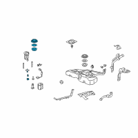 OEM 2010 Honda Accord Regulator Set, Pressure Diagram - 17052-TA0-A00