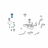 OEM Honda Accord Meter Set Diagram - 17047-TA6-A00