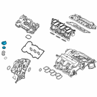 OEM 2018 Hyundai Elantra GT Cap-Oil Filler Diagram - 26510-26630