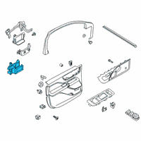 OEM 2022 Lincoln Aviator HANDLE ASY - DOOR - INNER Diagram - LC5Z-5422601-AA