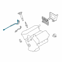 OEM 2011 Hyundai Equus Sensor-Knock Diagram - 39320-3F000