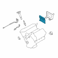 OEM Kia Borrego Engine Ecm Control Module Diagram - 391103F110