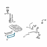 OEM Toyota Avalon Mount Strap Diagram - 77601-06080