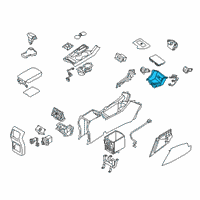 OEM 2019 Kia Sportage Tray-Front Console Diagram - 84681D9000BGJ