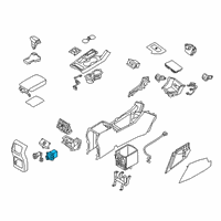 OEM 2019 Kia Optima Charger Assembly-Usb Diagram - 96125C5010