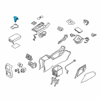 OEM 2017 Kia Niro Knob Assembly-Gear Shift Diagram - 46720D4100WK