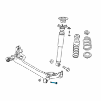 OEM Nissan Versa Note Bolt Diagram - 54459-5RB1B