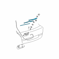 OEM 2007 Chevrolet Malibu Rear Arm Diagram - 15216566