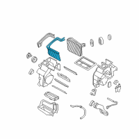 OEM Kia Optima Core Assembly-Heater Diagram - 971382G000