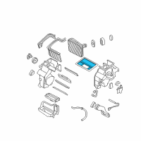 OEM 2009 Kia Optima Seal(B)-Heater To Duct Diagram - 972472G000