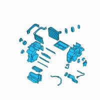 OEM 2009 Kia Optima Heater & EVAPORATOR Diagram - 971002G310