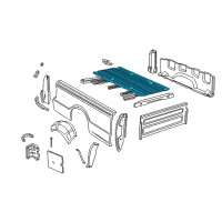 OEM 2002 Ford Ranger Floor Pan Diagram - F87Z-9911215-BA