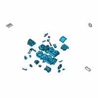 OEM Infiniti QX56 Heating Unit-Front Diagram - 27110-7S502