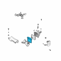 OEM 2008 Infiniti M45 Air Cleaner Cover Diagram - 16526-EH000