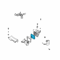 OEM Infiniti M45 Element Assembly-Air Diagram - 16546-EH000