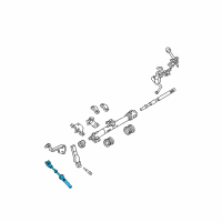 OEM 2006 Ford Freestar Shift Control Cable Diagram - 3F2Z-7E395-AB