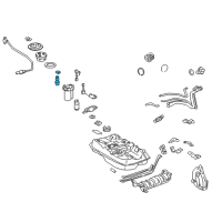 OEM Lexus ES350 Regulator Assy, Fuel Pressure Diagram - 23280-20060