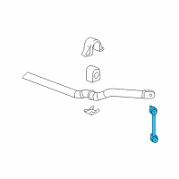 OEM 2007 Cadillac SRX Stabilizer Link Diagram - 15231140