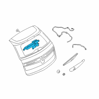 OEM 2015 Ford Escape Rear Motor Diagram - CJ5Z-17508-B