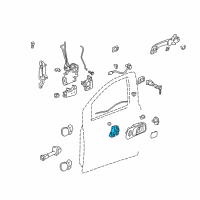 OEM 2005 Honda Pilot Switch Assy., Auto Door Lock *G59L* (MEDIUM FERN) Diagram - 35380-S9V-A02ZA