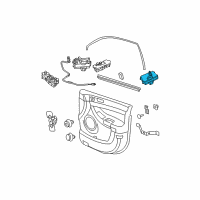 OEM 2007 Chrysler Pacifica Switch-Power Seat Diagram - YD08XDVAD