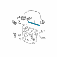 OEM Chrysler Pacifica WEATHERSTRIP-Front Door Belt Diagram - 4894474AE