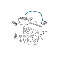 OEM 2007 Chrysler Pacifica Molding-Front Door Diagram - 4894348AE