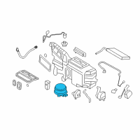 OEM 2007 Lincoln MKX Blower Motor Diagram - 7T4Z-19805-A