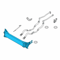 OEM BMW TRANSMISSION OIL COOLER Diagram - 17-11-8-693-360